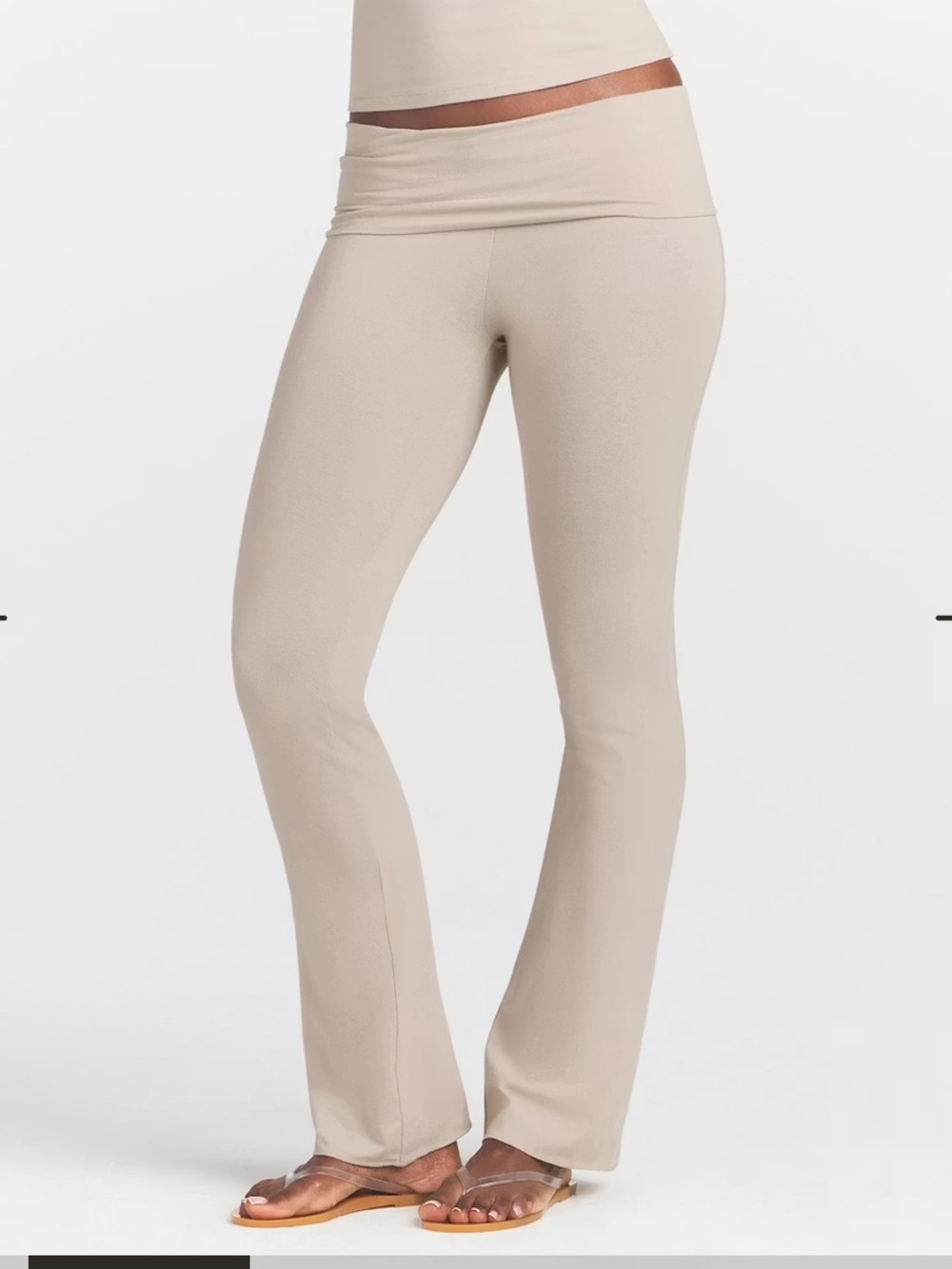 SKIMS Cotton Jersey Foldover soft lounge Pants
